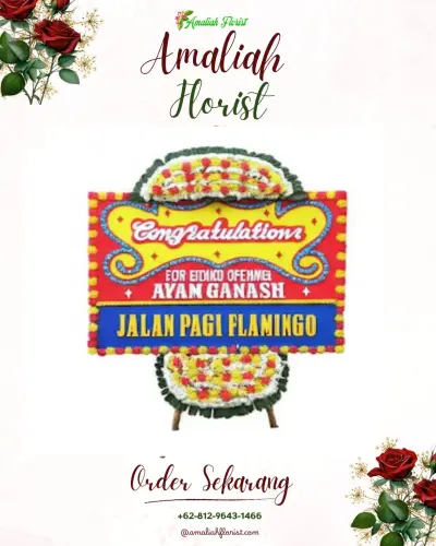 Bunga Papan Congratulation di Kajangkoso